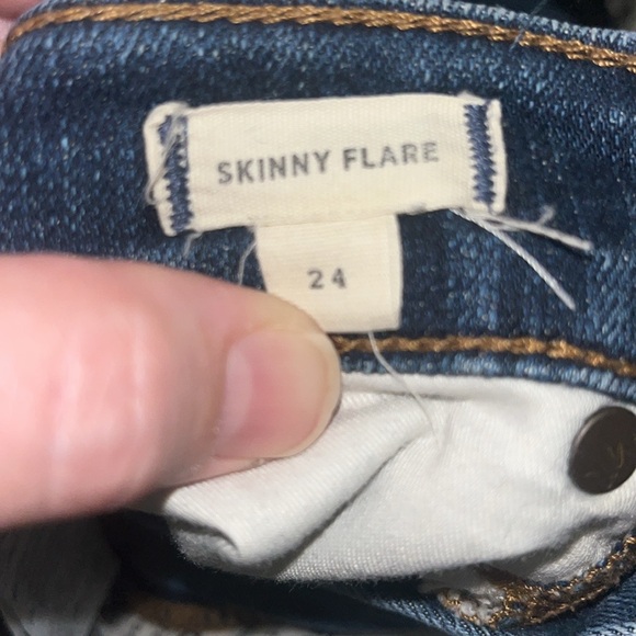 Madewell Skinny Flare Jeans in Lasalle Wash. - Picture 10 of 12